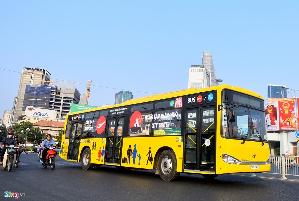 Airport - City Center bus (Photo: Zing)