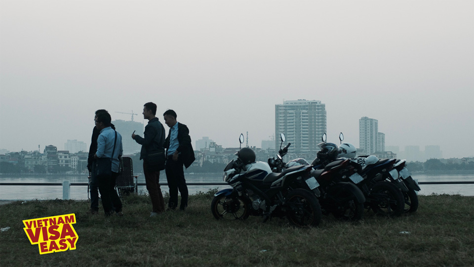 Youth on fast motorbikes