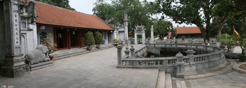 A temple worshiping Trung sisters